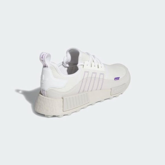Adidas NMD_R1 TR Low Mens Athletic Running Shoes White Purple GZ9269 NEW Multi - Picture 6 of 10